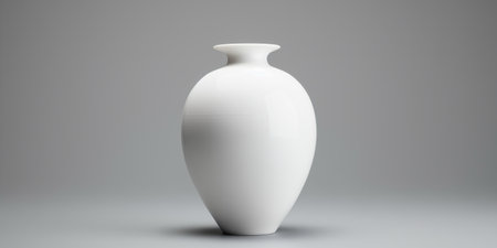 White Cremation Urn.の素材