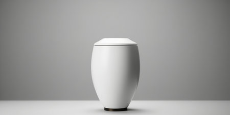 White Cremation Urn.の素材
