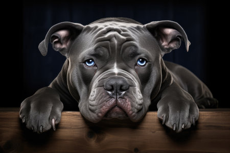 Muscular Blueline American Bully Xl.の素材
