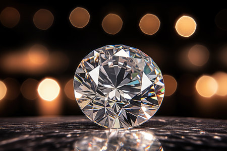 Sparkling Diamond Ring Delicately Placed In Jewelry Box Amidst Bokeh Background.の素材