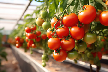 Intelligent Robots Revolutionize Tomato Crop Care In Greenhouses.の素材