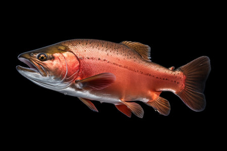 Background Of Salmon Fish.の素材