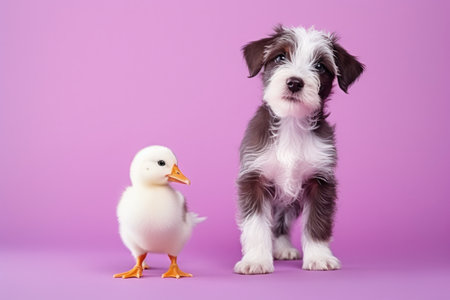 A Dog And A Duck.の素材
