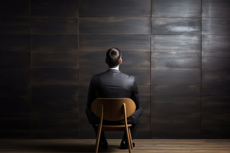 Businessman In Isolation.の素材