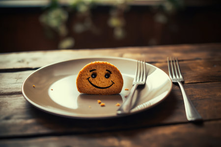 Emotional Eater Relies On Food For Comfort And Coping.の素材