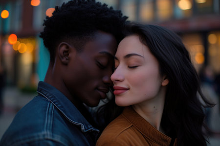 Embracing Diversity: Love Knows No Cultural Boundaries On A Diverse Couples Dateの素材