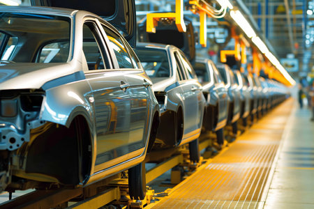 Cuttingedge Automotive Technology Boosts Efficiency And Productivity In The Industry.の素材