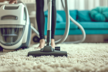 Effortless Carpet Cleaning With A Vacuum: Achieving A Pristine Living Space.の素材