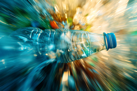 Animating The Symbolic Message Of Recycling With A Moving Plastic Bottleの素材