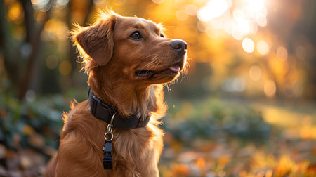 Lost pet GPS collar tracks furry friend with unique identification chip code. Concept Pet GPS Collar, Lost Pet Tracking, Identification Chip, Furry Friend Safetyの素材