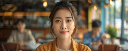 A knowledgeable woman of Asian descent passionately teaches a diverse group about Scrum Agile methodology. Concept Asian woman, Agile methodology, Scrum, Teaching, Diversity, Passionの素材