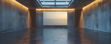 The Symbolism of a Blank Canvas and Soft Lighting. Concept Artistic Interpretations, Symbolism, Blank Canvas, Soft Lightingの素材