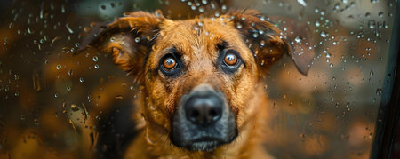 Intense dogs dynamic expressions captured through spotless glass in perfect moment. Concept Intense Dogs, Dynamic Expressions, Spotless Glass, Perfect Momentの素材