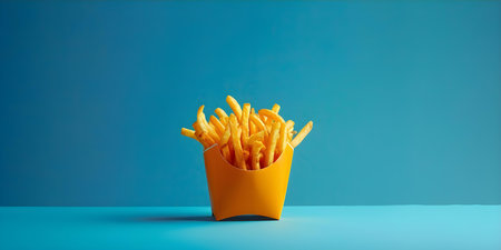 Elegant and Flavorful Minimalist Fries: A Surprising Taste Sensation. Concept Flavorful Fries, Minimalist Food, Taste Sensation, Elegant Presentation, Surprising Flavorsの素材