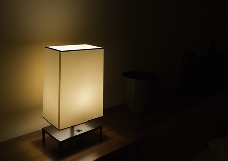 photo of table lightの写真素材