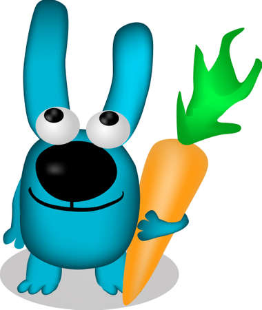  bunny rabbit のイラスト素材