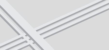 Gray background with intersecting stripesのイラスト素材