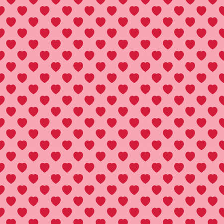 pattern with hearts. Background for Valentine's Day or other holiday. packing paper.のイラスト素材