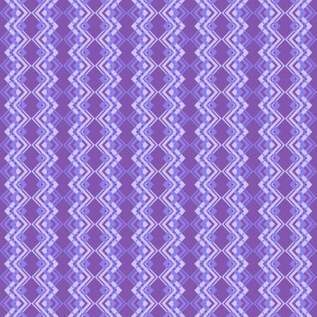 Abstract seamless vector pattern. Pattern of graphic elements on a purple background.のイラスト素材