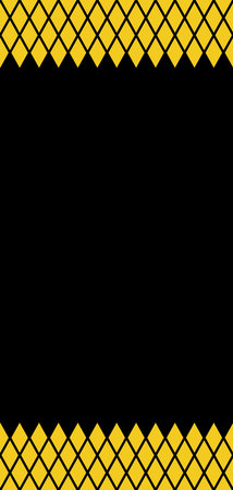 Black background with yellow pattern. Bright background for advertising products. Empty space to insert text and other graphic elements.のイラスト素材