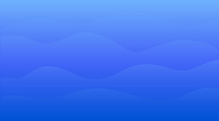 Abstract wavy background. Blue gradient background. For print, design and graphic resources.の写真素材