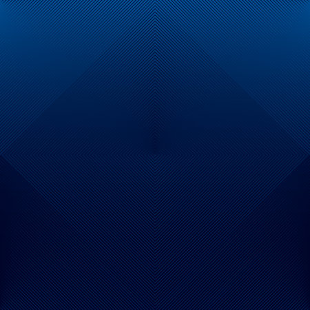 Dark blue gradient background with lines. Empty space to insert text and other graphic elements.の写真素材