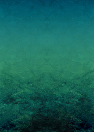 Ocean water texture. Undersea world. Background for design and graphic resources. Empty space for...