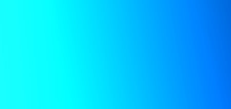 Bright blue horizontal background. Background for design and graphic resources. Empty space for text.の写真素材