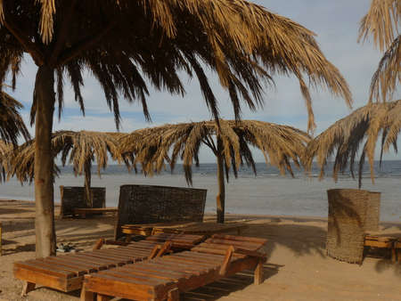 sunbedの写真素材