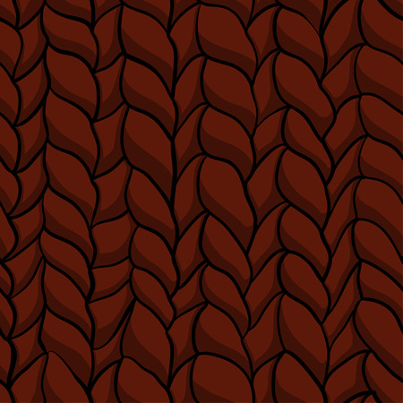 Seamless knitted patternのイラスト素材