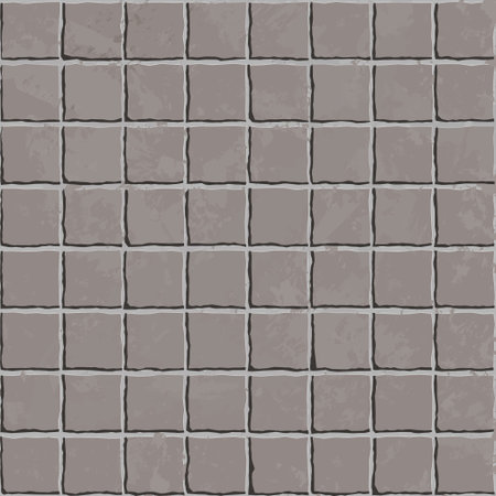Vector Seamless Rectangle Pavement Pattern.のイラスト素材