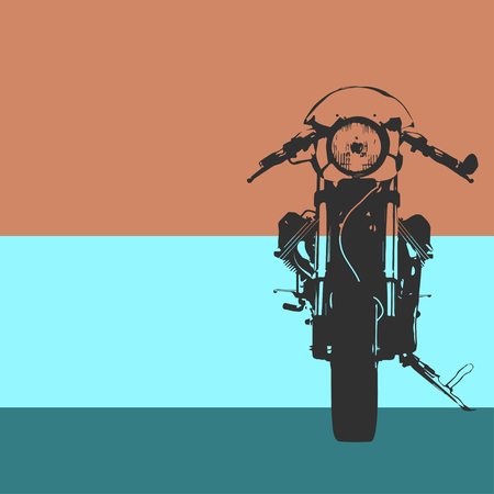 Vintage Motorcycle sport labelのイラスト素材