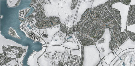 Land and property business from aerial view.の写真素材
