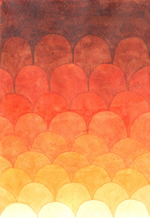 watercolor scales gradient pattern. artwork backgroundの写真素材