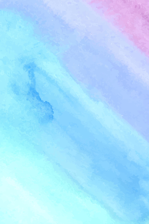 Colorful blue violet pink wet brush paint vector card for text design, wallpaper.のイラスト素材