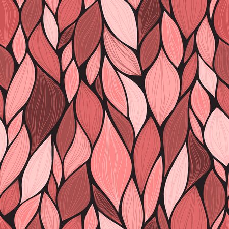 Seamless pattern. Texture of pastel wavy stripes.のイラスト素材