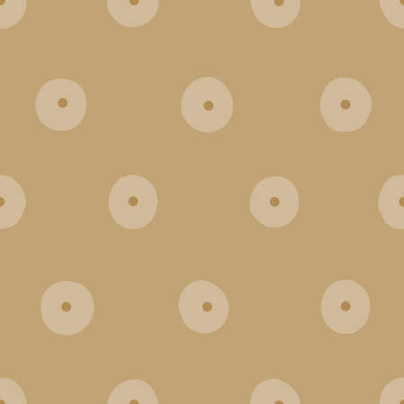 Vector seamless pattern. Abstract background with round brush strokes.のイラスト素材
