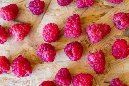 raspberriesの写真素材