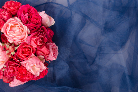 Red and rose bouquet