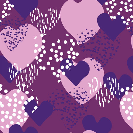 background with hearts for girls beautiful abstract gentle snow rain windのイラスト素材
