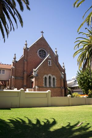 Mercedes College building, Secondary School for girls, Perth City, Western Australiaの写真素材