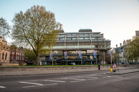 Queen Elizabeth II Centre near Westminster Abbey in London, UKのeditorial素材