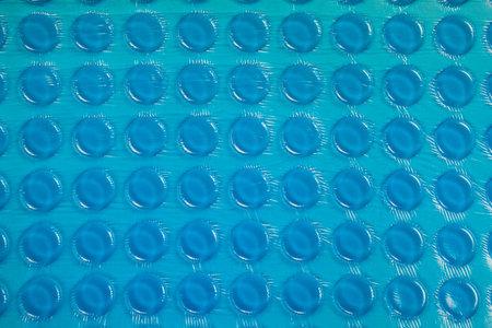 The cool gel pillow material. Abstract background hydrogel pillow cushions. Macro view texture....
