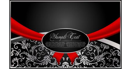 abstract floral backgroundのイラスト素材