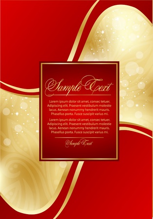 abstract gold card for designのイラスト素材