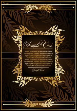 antique brown backgroundのイラスト素材