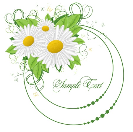 background with flowerのイラスト素材