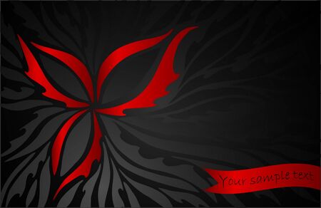 decoration background with floral patternのイラスト素材