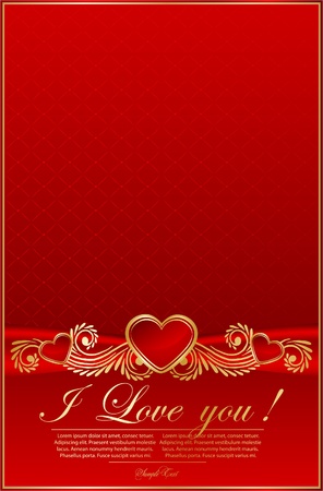 Elegant red background for designのイラスト素材