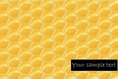 Honeycomb. Seamless vector illustration.のイラスト素材